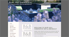 Desktop Screenshot of buryhillfarmhouse.co.uk